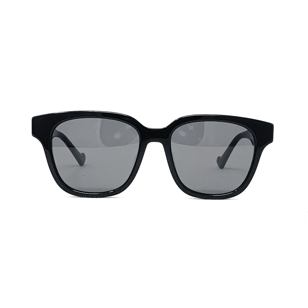 GUCCI Men's Sunglasses GG1430SK 001 Shiny Black Square 57mm - Picture 3 of 5